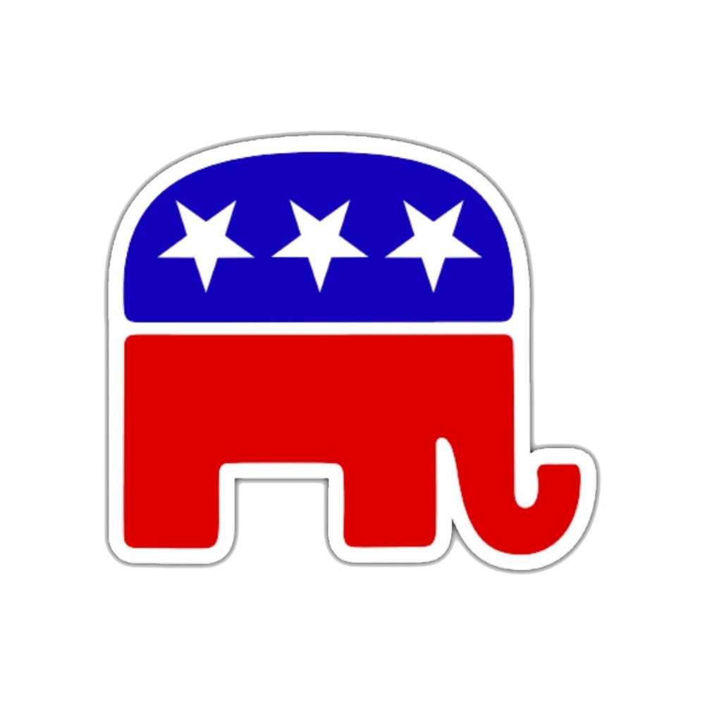 Rogue River Tactical Republican Elephant Sticker WR