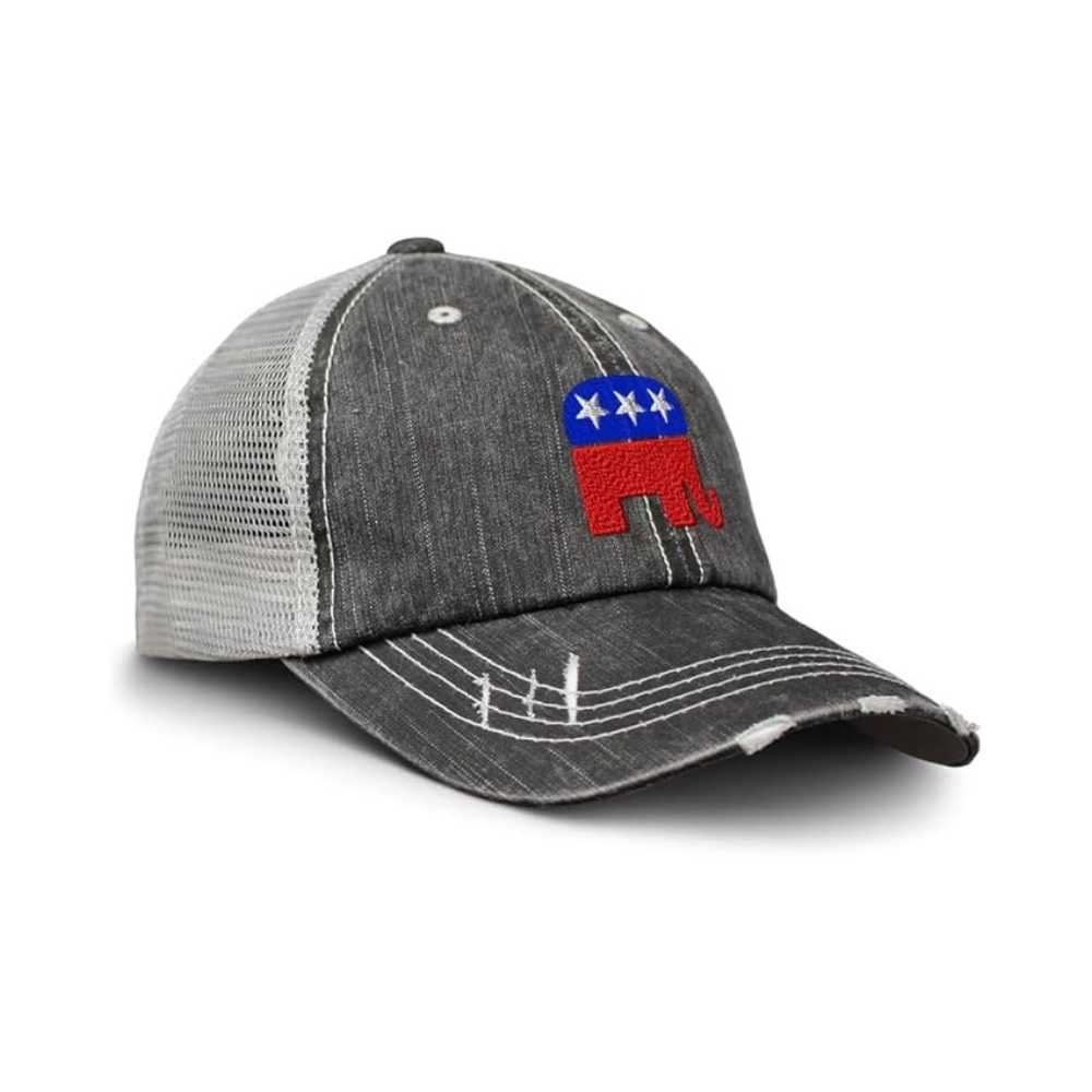 Soft Mesh Cap Hat Embroidered Republican